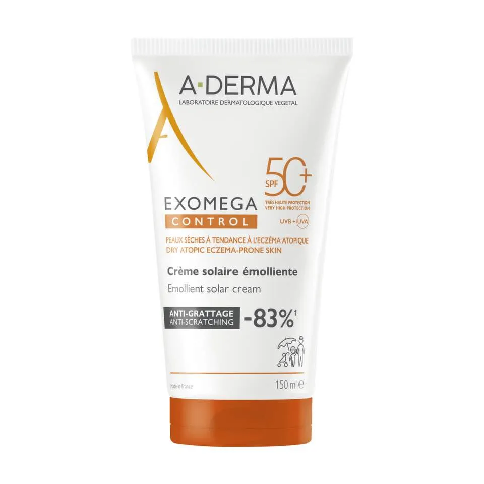 A-Derma Exomega Control SPF 50+ krema, 150 ml