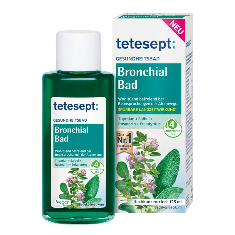 Tetesept Bronchial Bath medicinska kupka 125 ml