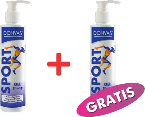 DONVAS Sport gel strong, 200 ml 1+1 GRATIS