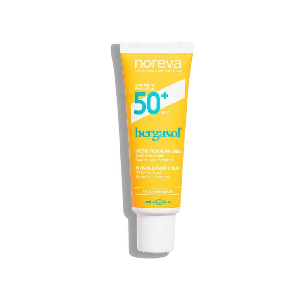 Noreva Bergasol Nevidljivi krem-fluid, SPF 50+, 50 ml