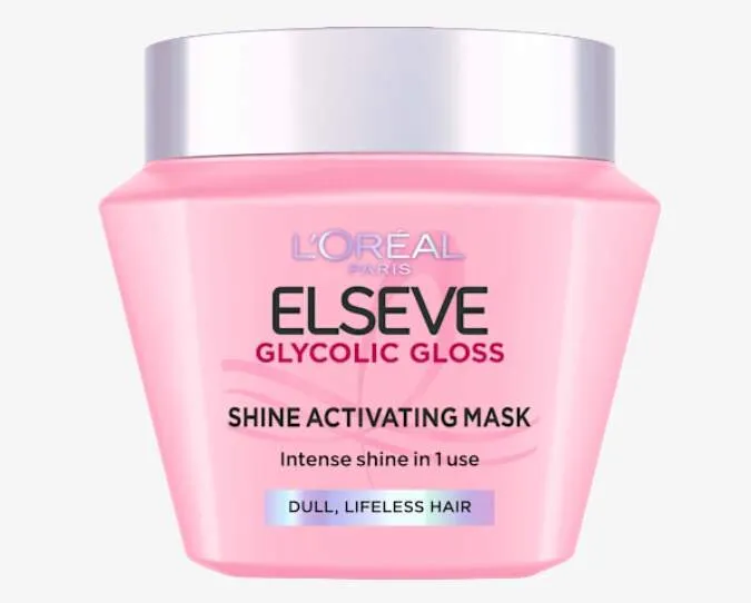 L'Oreal Paris Elseve Glycolic Gloss Maska za sjaj kose, 300 ml