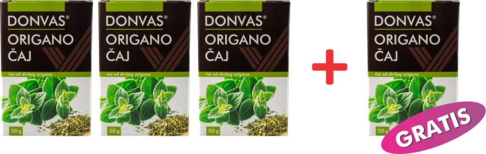 DONVAS Origano čaj, 50 g 3+1 GRATIS