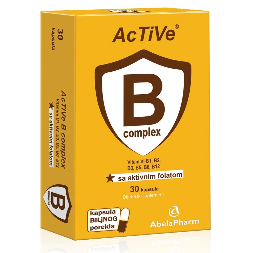 Active B complex 30 kapsula
