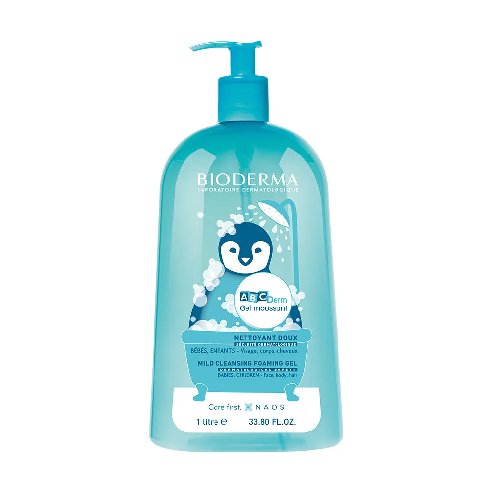 Bioderma ABCDerm Gel moussant, Blagi penušavi gel za kupanje, 1000ml