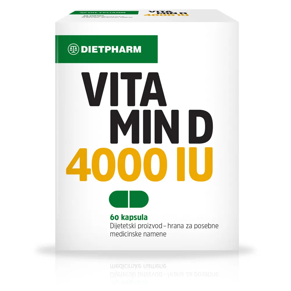 Dietpharm Vitamin D 4000 IU, 60 kapsula