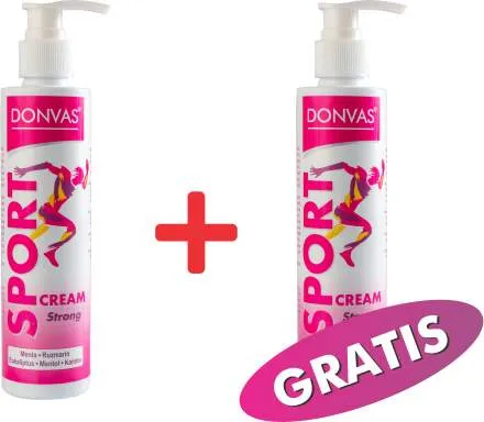 DONVAS® SPORT cream strong, 200ml (paket 1+1 gratis)