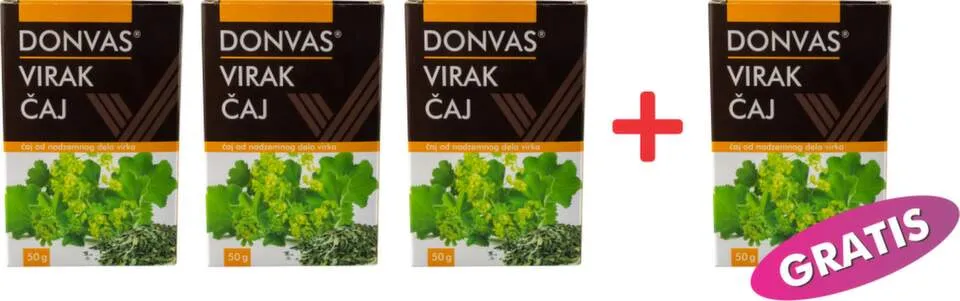 DONVAS® Virak čaj, 50g (paket 3+1 gratis)