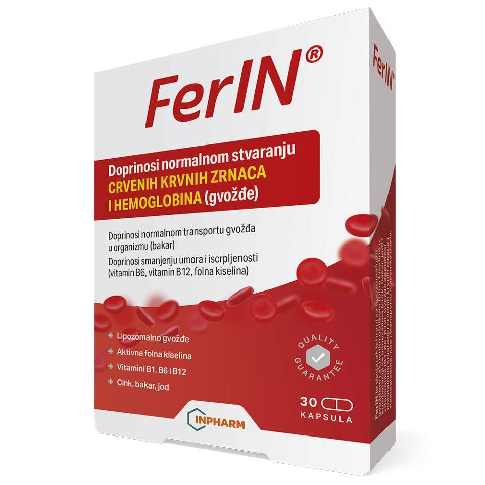 FerIN za anemiju, 30 kapsula