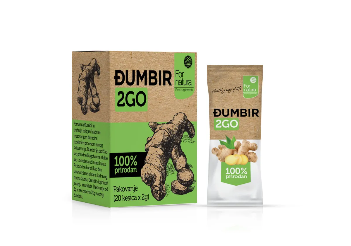 Fornatura Đumbir 2GO, 20 kesica