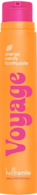 Hello Smile Pasta za zube Voyage orange candy, 60 g