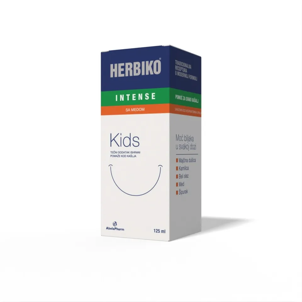 Herbiko Intense sa medom za decu, 125 ml