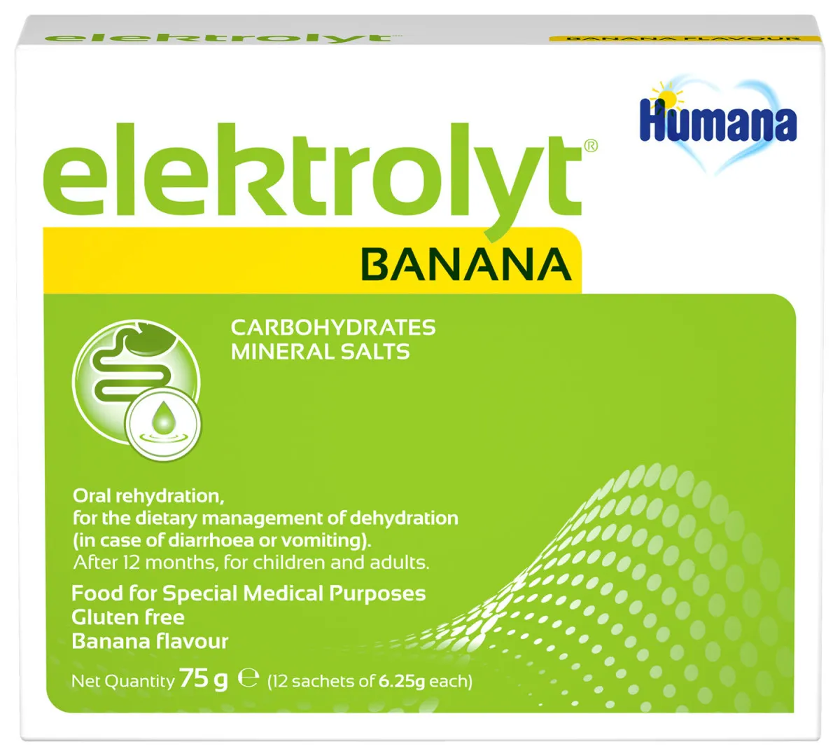 Humana elektrolit sa ukusom banane, 12 kesica