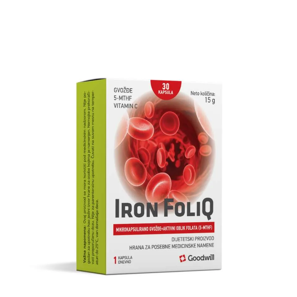 Iron FoliQ, 30 kapsula