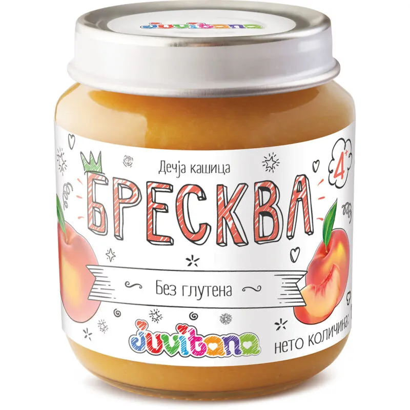 Juvitana Kašica od breskve 128g
