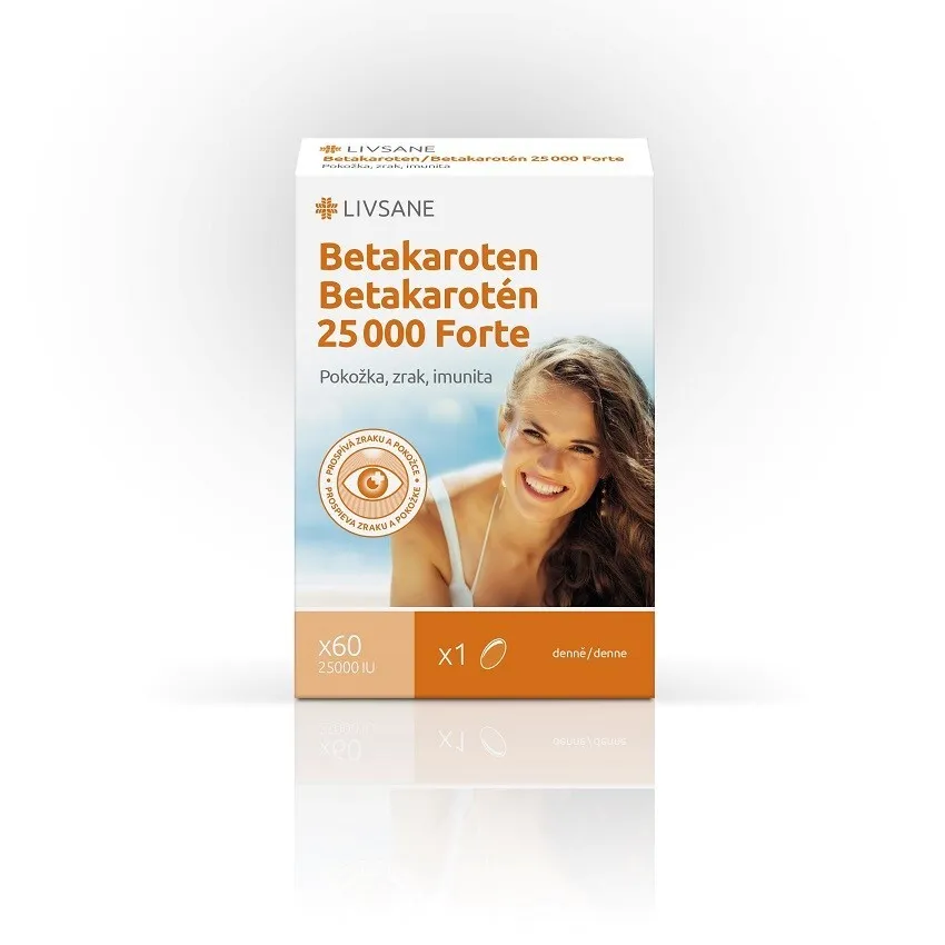 LIVSANE Beta Karoten 25000 Forte, 90 kapsula