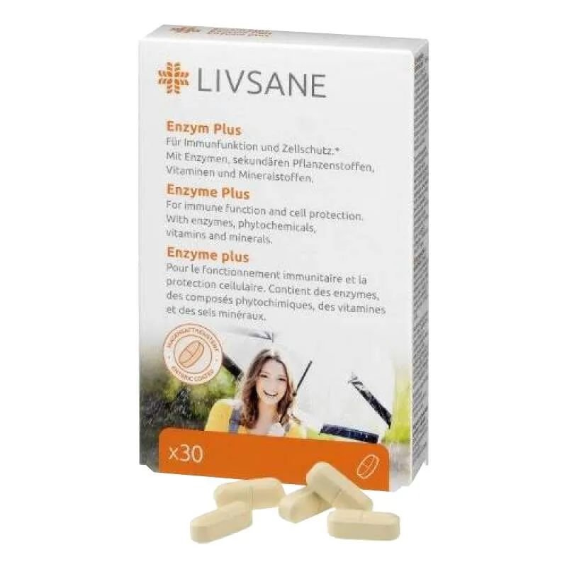 LIVSANE Enzim plus 30 tableta