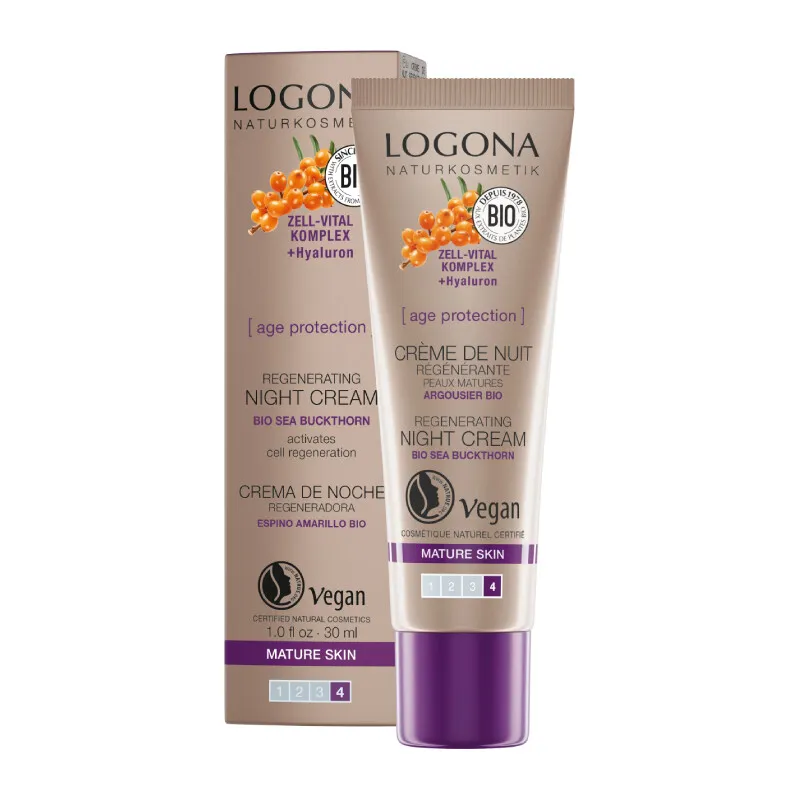 Logona Age Protection noćna krema 30 ml
