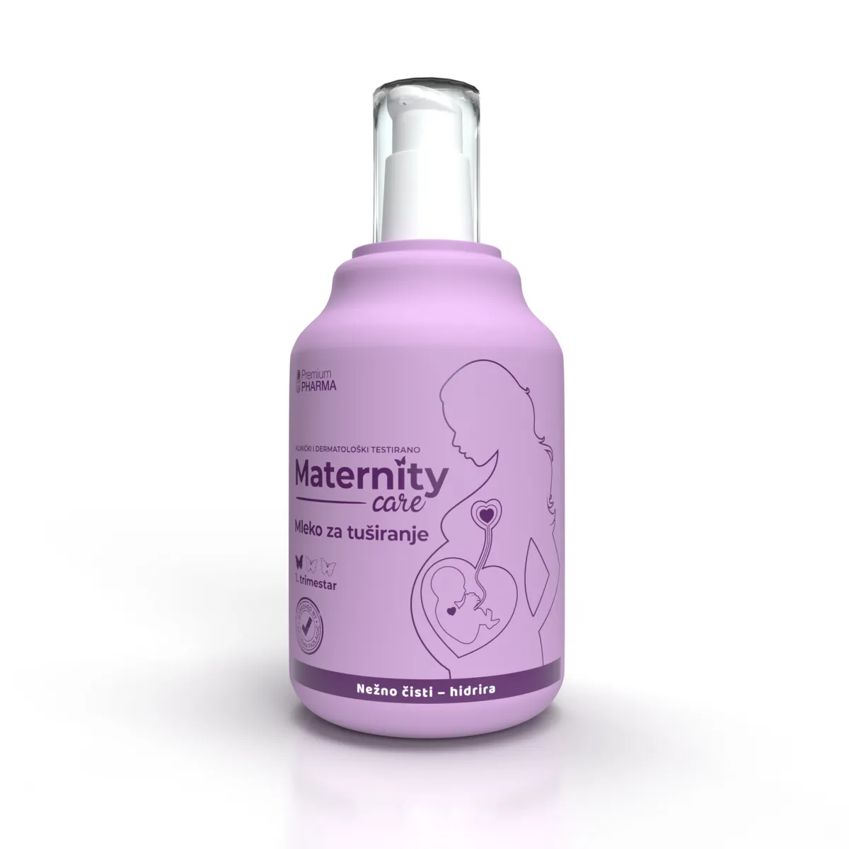Maternity care Mleko za tuširanje 1. trimestar, 350 ml