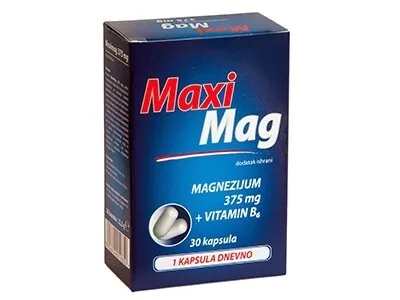 Maxi Mag 375 mg 30 kapsula