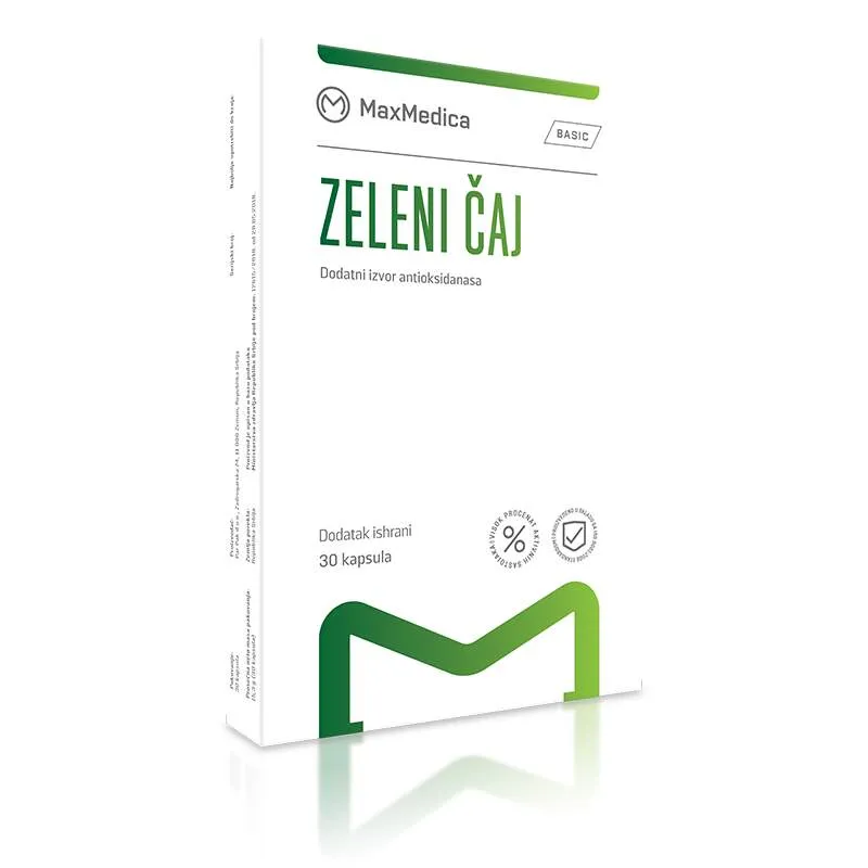 MaxMedica Zeleni čaj 30 kapsula
