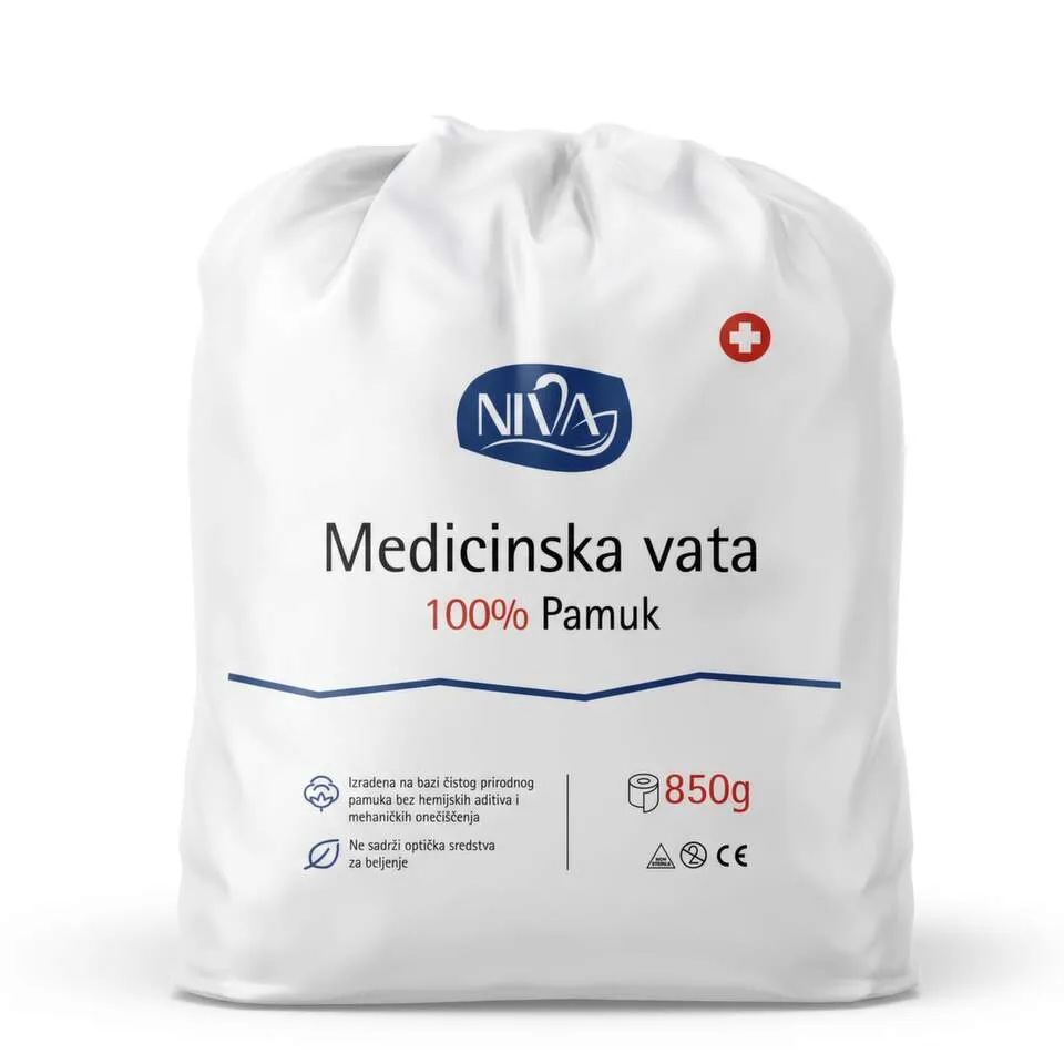 Niva medicinska vata, 850 g