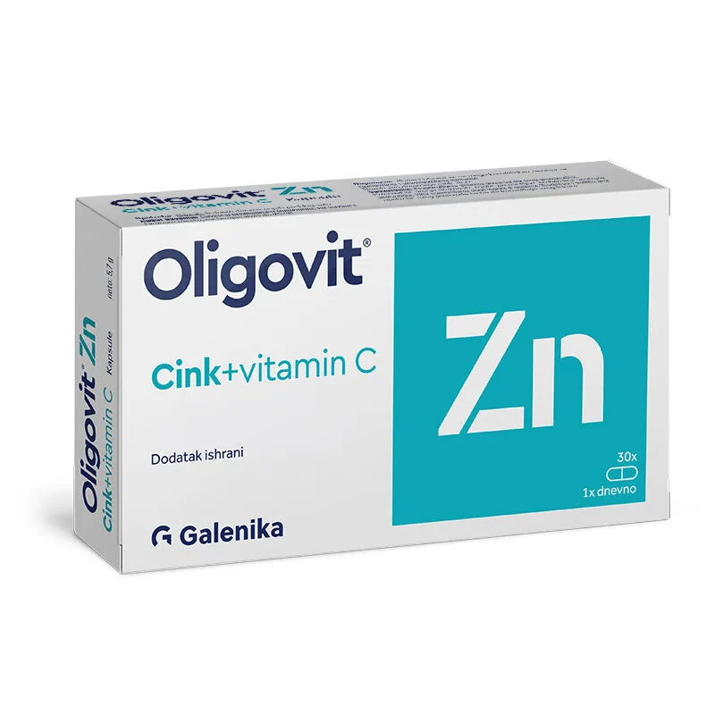 Oligovit Zn + vitamin C, 30 kapsula