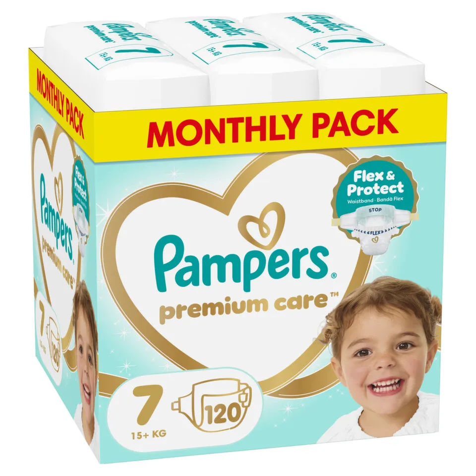 Pampers Premium Care pelene 7, 120 komada