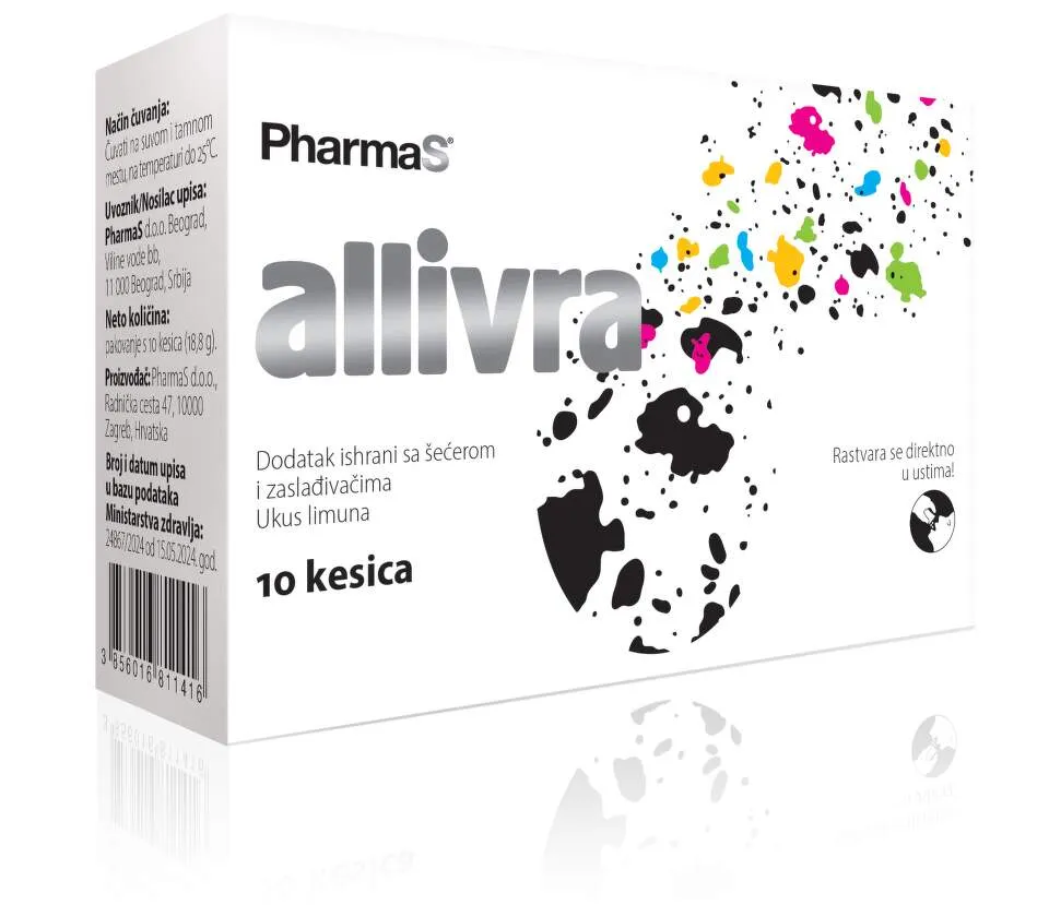 PharmaS Allivra, 10 kesica