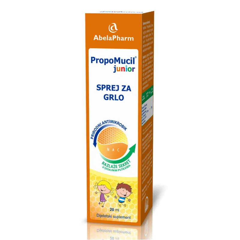 PropoMucil® Junior sprej za grlo, 20 ml