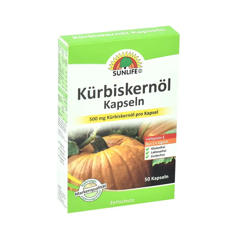 Sunlife Ulje semena bundeve + vitamin E, 50 kapsula