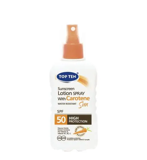 Top Ten Carotene Sun losion SPF 50 180 ml
