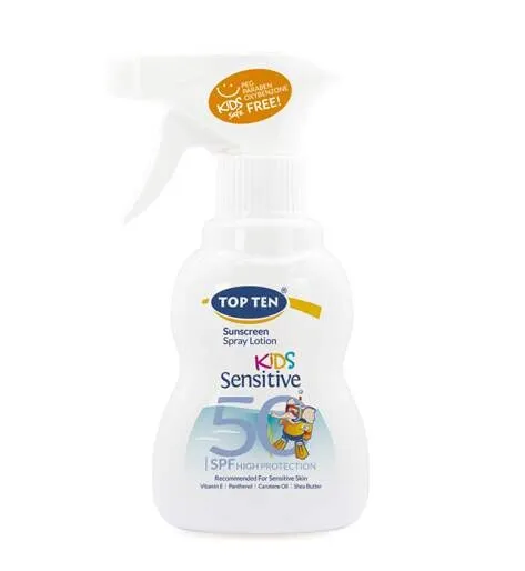 Top Ten Kids Sensitive Losion SPF 50 200 ml
