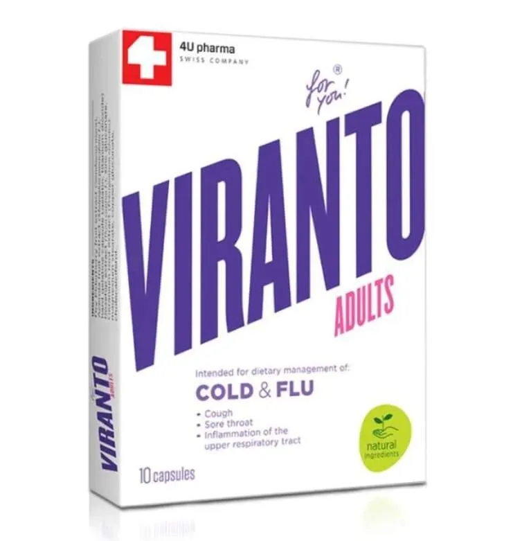 Viranto Adults, 10 kapsula