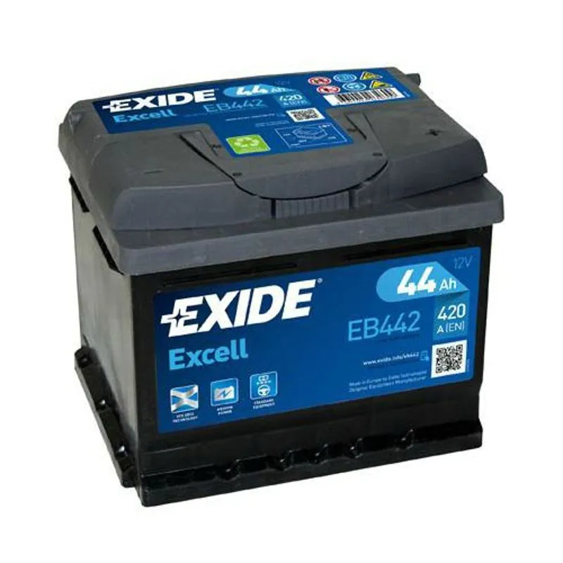 EXIDE Akumulator 12V 44Ah 420A EXCELL desno+