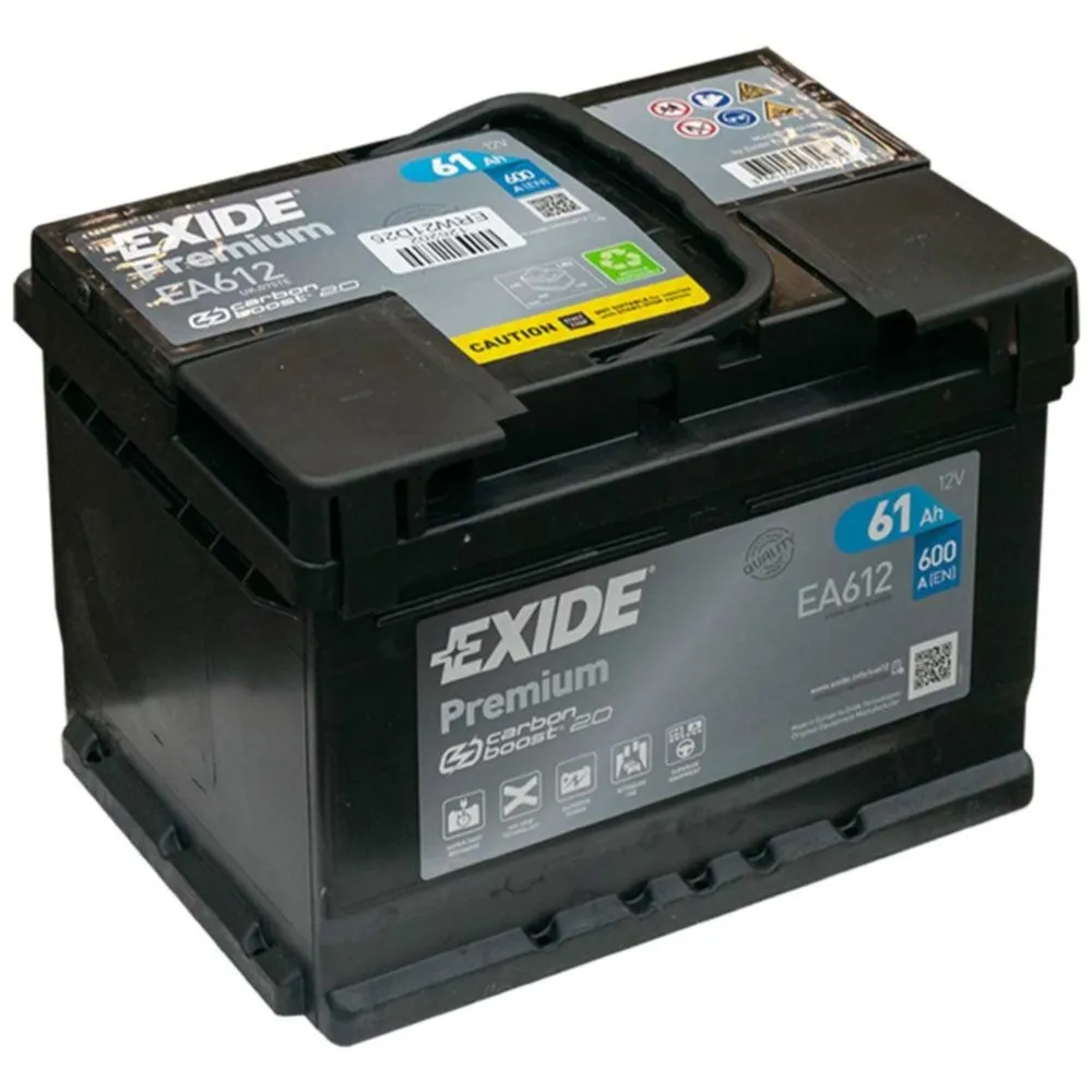 EXIDE Akumulator 12V 61Ah 600A PREMIUM desno+