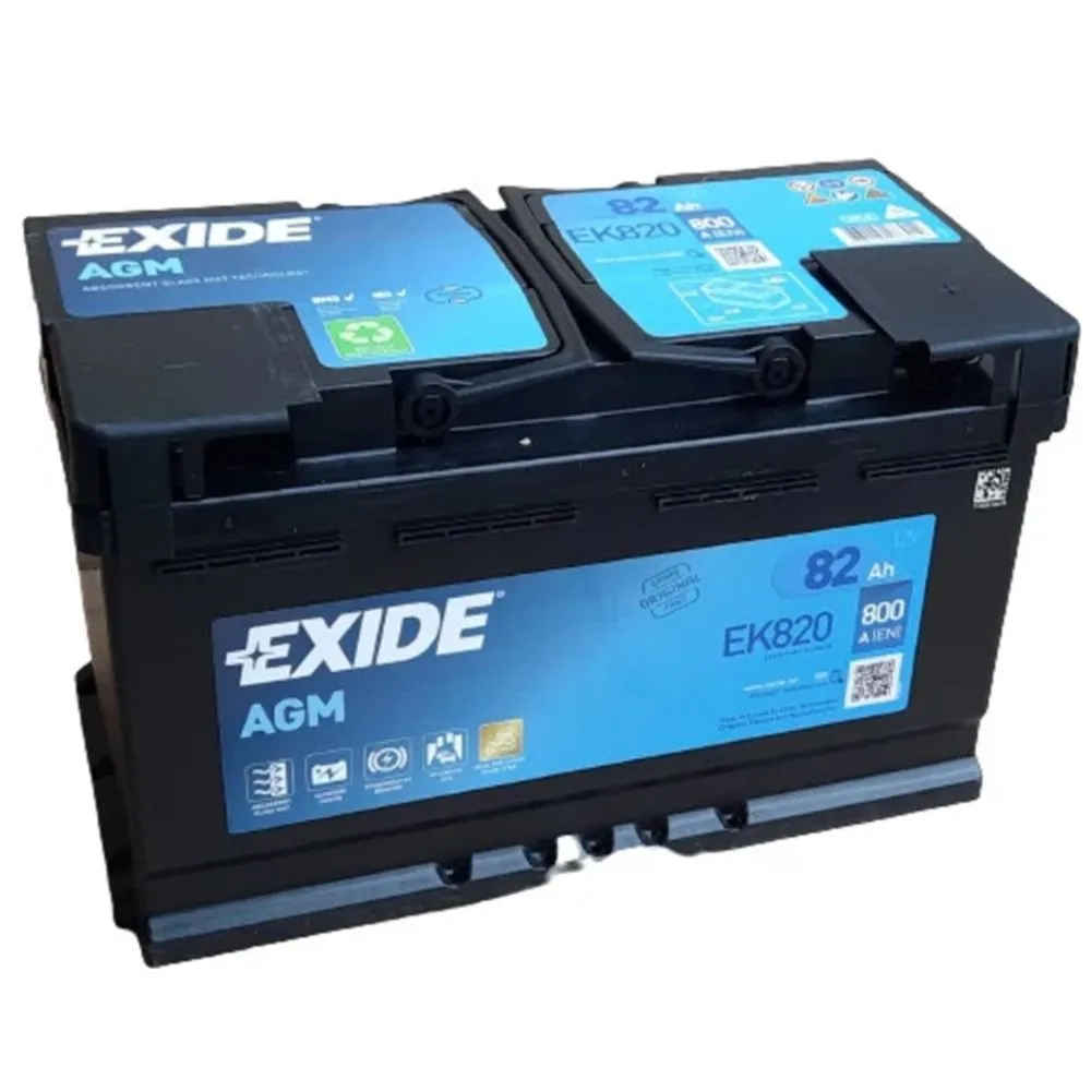 EXIDE Start-Stop Akumulator 12V 82Ah 800A AGM desno+