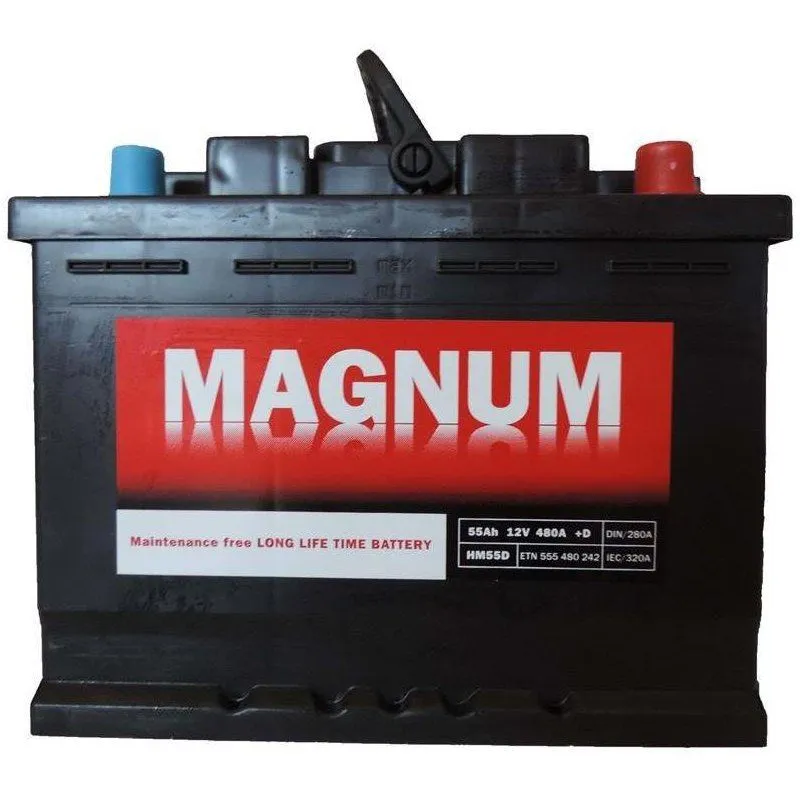 MAGNUM Akumulator 12V 55Ah 480A desno+