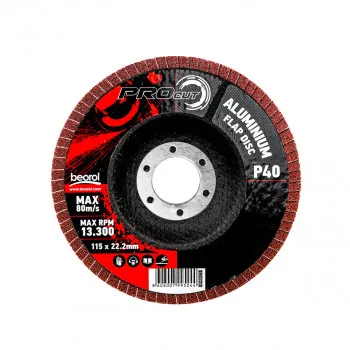 Brusni disk aluminijum, granulacija 40, ø115mm