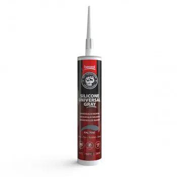 Silikon acetat univerzal sivi, 280ml