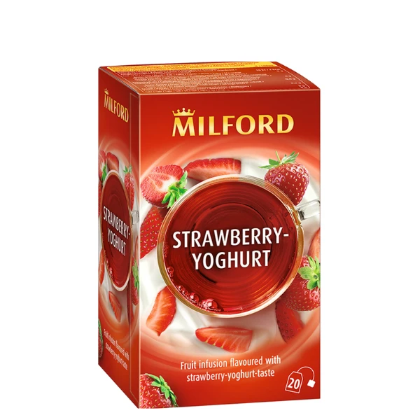 Čaj Milford Jagoda & Jogurt 20/1 20 filter kesica x 2.0gr