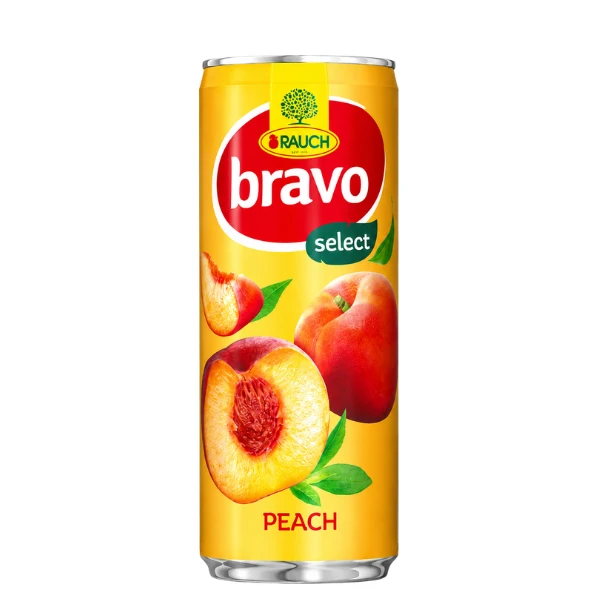 Bravo Breskva 0,25l limenka 24 x 0.25L