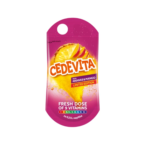 Cedevita Ananas Mango - sok na rastavaranje 50 x 19 gr