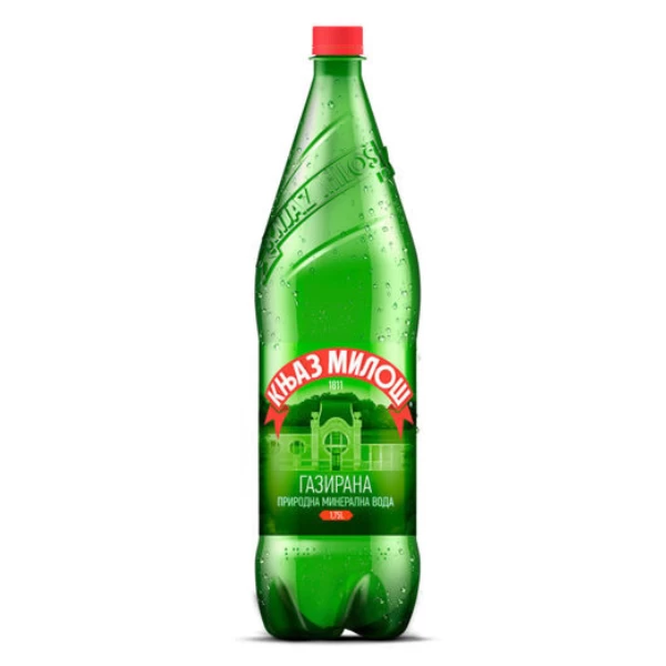 Knjaz Miloš voda gazirana 1,75l pet 6 x 1.75L