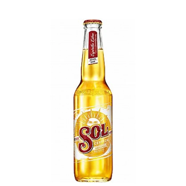 Pivo Sol 0,33l Nepovratna Ambalaža 24 x 0.33L Flaša