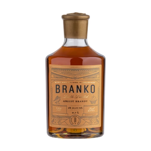 Rakija Branko Premium kajsija 0,7l