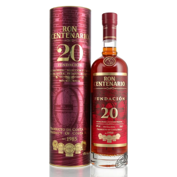 Rum  Ron Centenario Fundacion 20 godina 0,7l