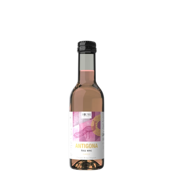 Vino Stobi Antigona HORECA Rose 0,187l 24 x 0.187 l flašica