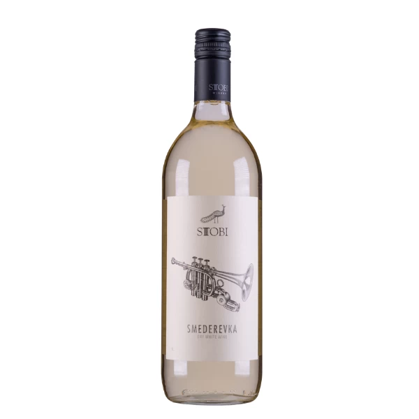 Vino Stobi TRADITIONAL Smederevka (belo) 1l 6 x 1L