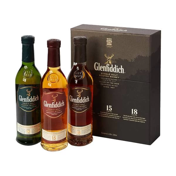 Viski Glenfiddich Mix Pack 3x0,2 3 x 0.2L