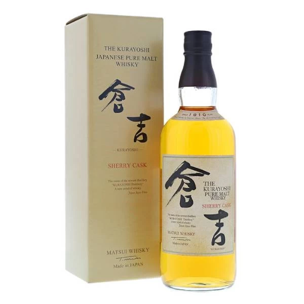 Viski The Kurayoshi Pure Malt Sherry 0,7l Cask